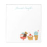 Ice Cream Illustration | Add Your Name Notepad