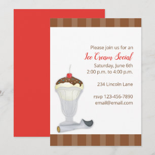 Ice Cream Invitation