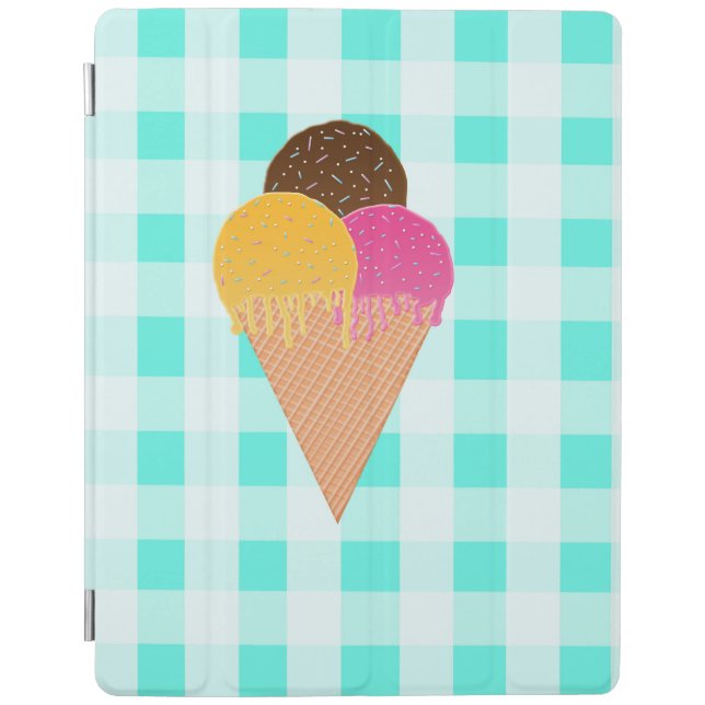 Ice cream iPad smart cover (Front)