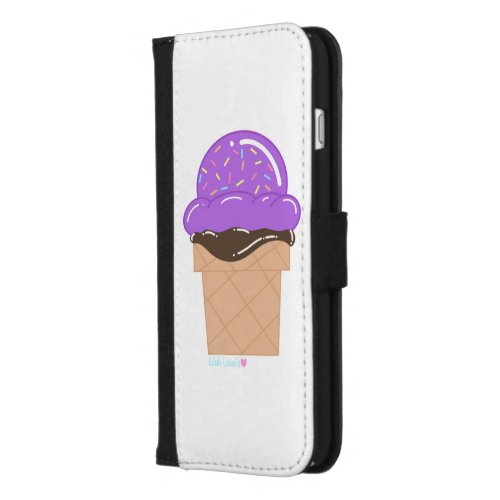 Ice Cream iPhone Wallet Case