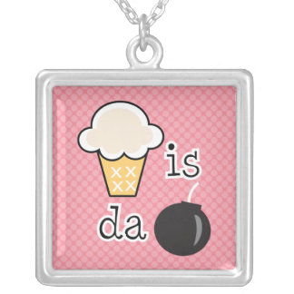 Ice Cream Is da Bomb Necklace