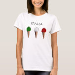 Ice Cream - Italian Gelati Italy Culture T-Shirt
