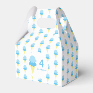 Ice Cream Kids Summer Birthday Favor Boxes