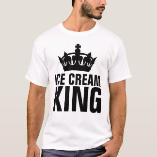 ICE CREAM KING mens dad T-SHIRT