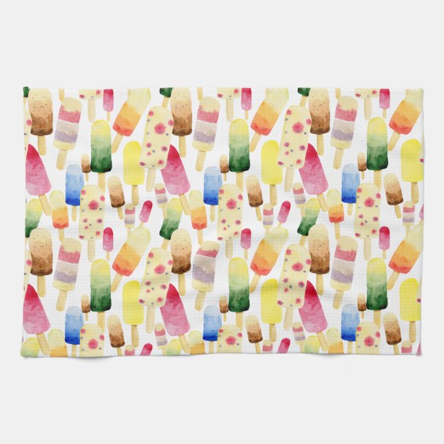 Ice cream kitchen towel (Horizontal)