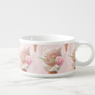 Ice Cream Kitty – Rosy & Dreamy Bowl