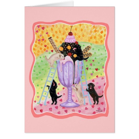 Ice Cream Labradors Cards (Front)