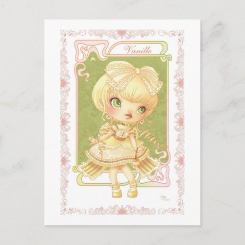 Ice Cream Lolita Vanille Postcard