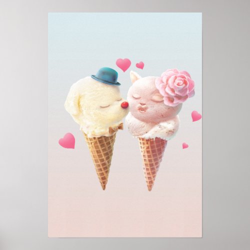 Ice Cream Love Poster