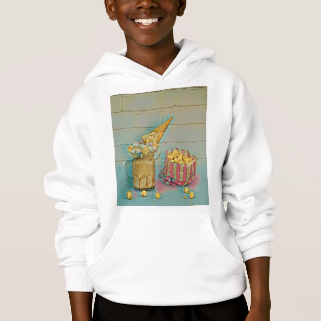 Ice cream lover gift hoodie (Front)