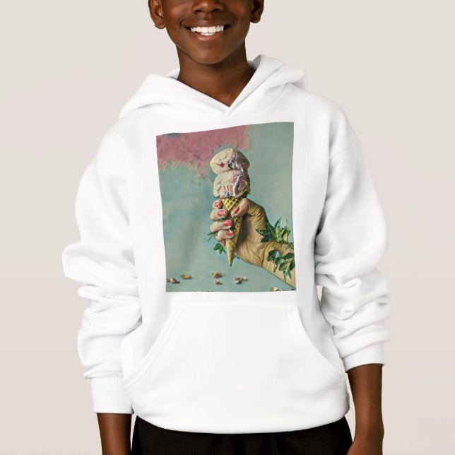 Ice cream lover gift hoodie (Front)