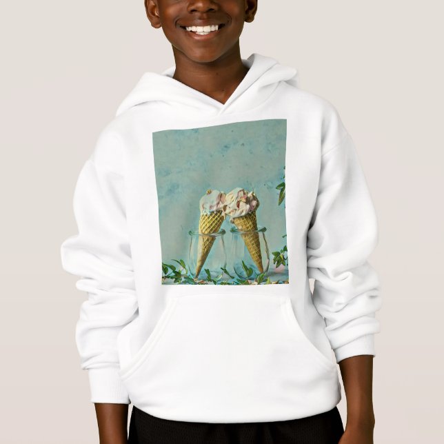 Ice cream lover gift hoodie (Front)