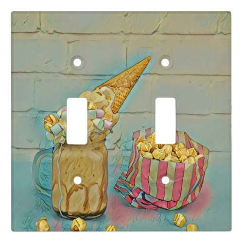 Ice cream lover gift light switch cover