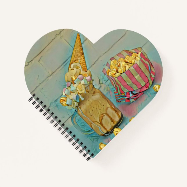 Ice cream lover gift notebook (Front)