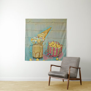 Ice cream lover gift tapestry