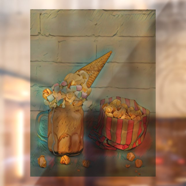 Ice cream lover gift window cling (Sheet 2)