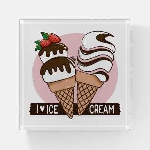 Ice Cream Lover paperweight