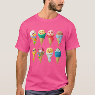 Ice Cream Lover TShirts Gift Girls & Women - Ice C