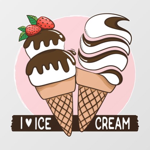 Ice Cream Lover Wall Decal