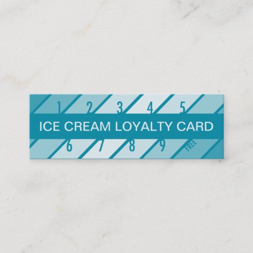 ice cream loyalty card retrograde