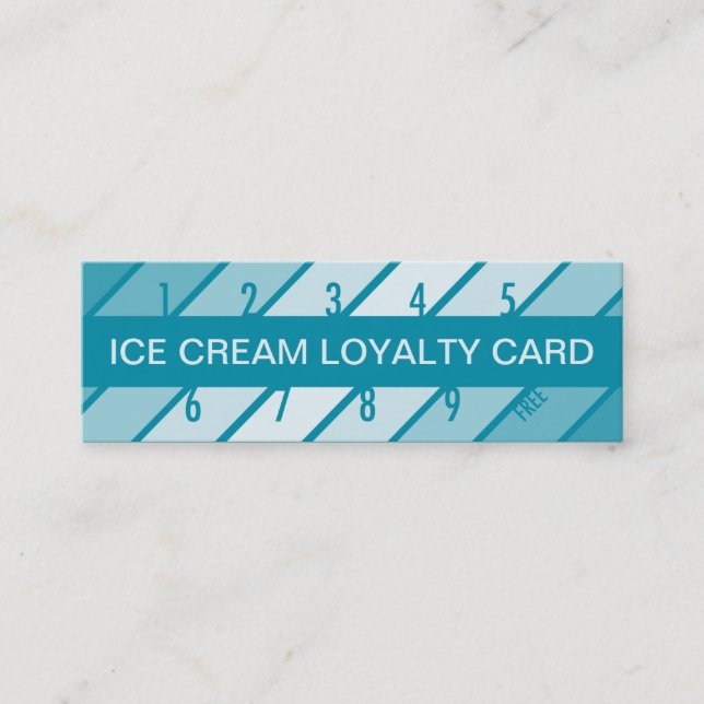 ice cream loyalty card (retrograde) (Front)