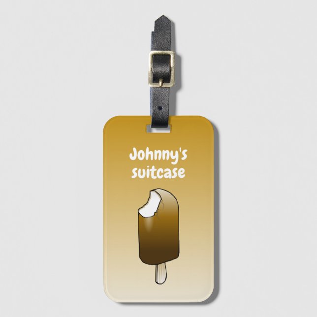 Ice Cream Luggage Tag (Front Vertical)