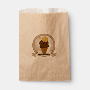Ice cream maniac favor bag