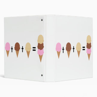 Ice Cream Math 3 Ring Binder