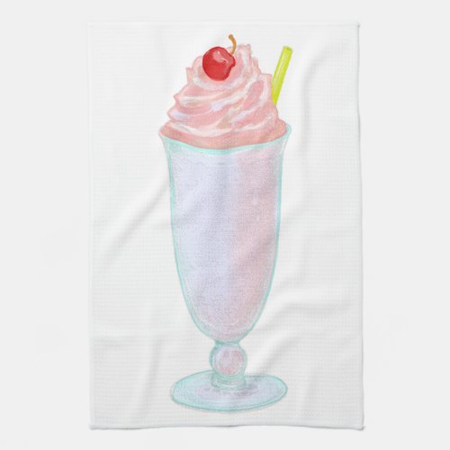 Ice cream milkshake kitchen towel