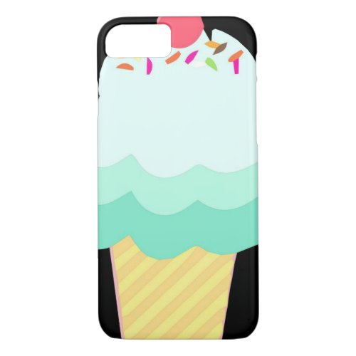 Ice Cream Mint iPhone Case