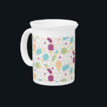 Ice Cream Mix Pop Sinkles Summer Beverage Pitcher<br><div class="desc">Designed by Dream Big Digital Design</div>