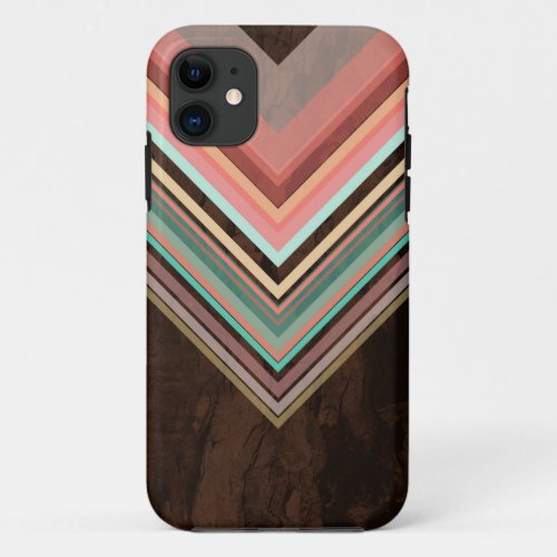Ice Cream _ Modern and Trendy geometric pattern iPhone 11 Case