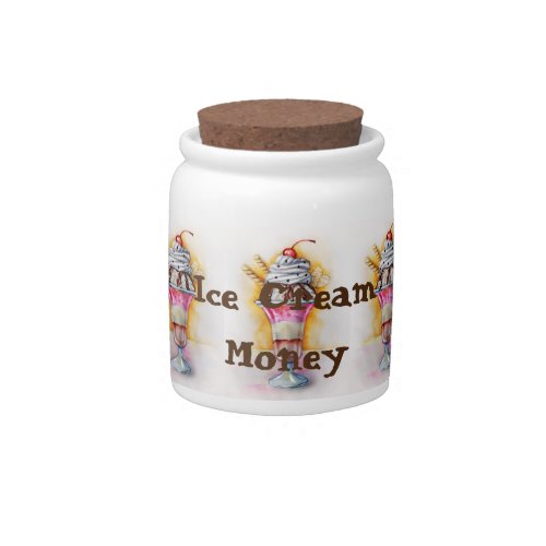 Ice Cream Money Stash Jar