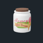 Ice Cream Money Stash Jar<br><div class="desc">❤All designed with love by WitCraft Designs™! Personalize your way 👌 Find and follow us on social media (ⒻⓅⓉ) 📷 TAG #witcrafting and share your purchases on social media with us!! You can connect to all my social media accounts at www.witcraft.com Visit my designer profile to see all my shops...</div>
