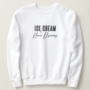 Ice Cream & Neon Dreams Crew Neck Sweatshirt