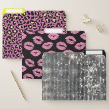 Ice Cream & Neon Dreams File Folders