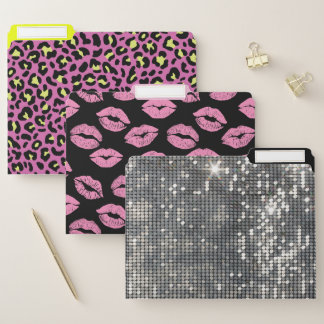 Ice Cream & Neon Dreams File Folders
