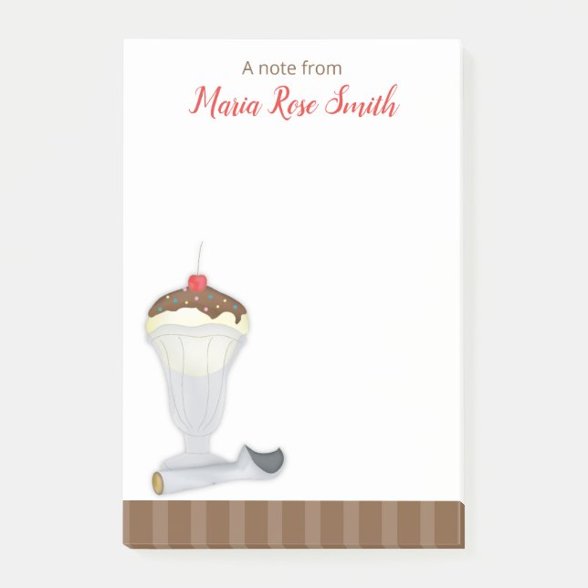 Ice Cream Notepad (Front)