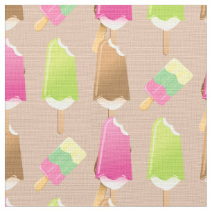 Ice Cream on a Stick Fabric