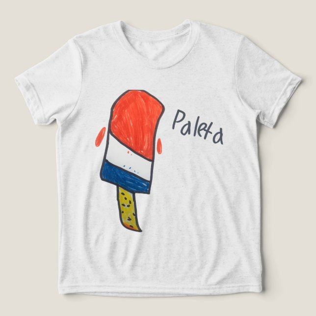 Ice Cream 'Paleta' Tshirt -  (Design Front)