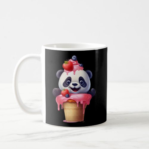 Ice Cream Panda Bear Delicious Teddy Bear Icecream Coffee Mug
