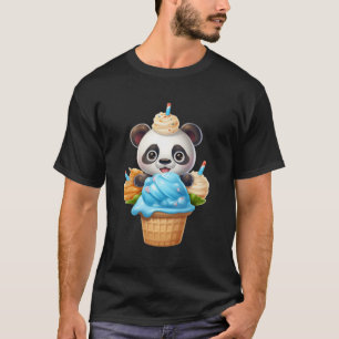 Ice Cream Panda Bear Delicious Teddy Bear Icecream T-Shirt