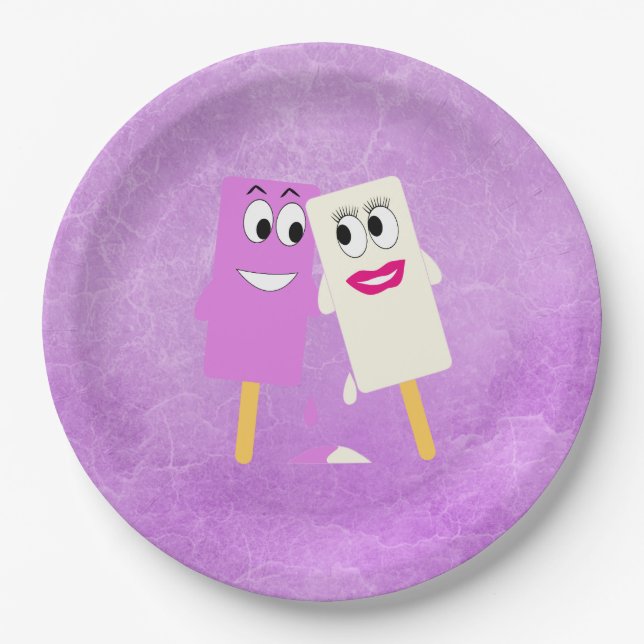 Ice Cream Paper Plates (Front)