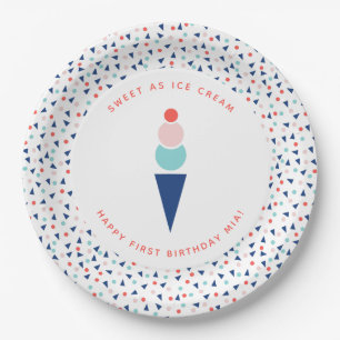 Ice Cream Paper Plates