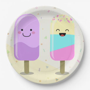 Ice Cream Paper Plates