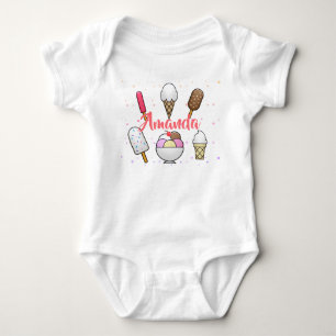 Ice Cream Parlor Dream Baby Bodysuit