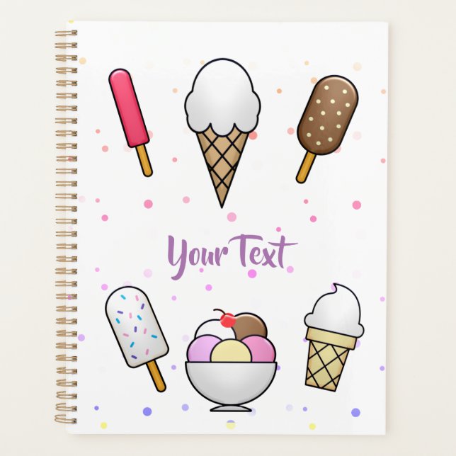 Ice Cream Parlor Dream Planner (Front)
