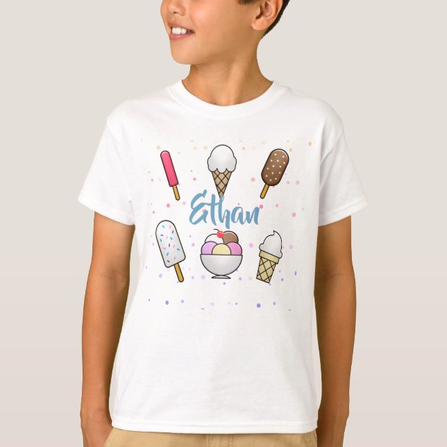 Ice Cream Parlor Dream T-Shirt (Front)