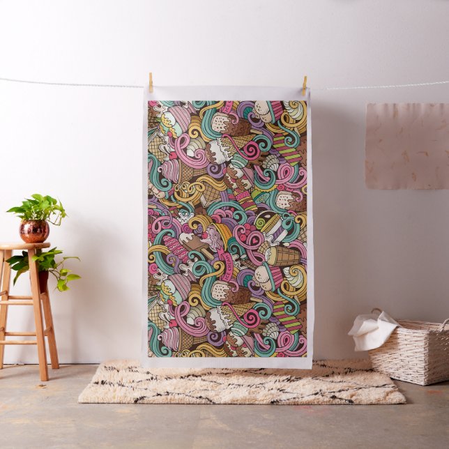 Ice Cream Parlor Fabric (In Situ)