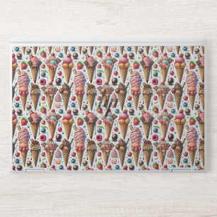 Ice-Cream Parlor Party HP Laptop Skin